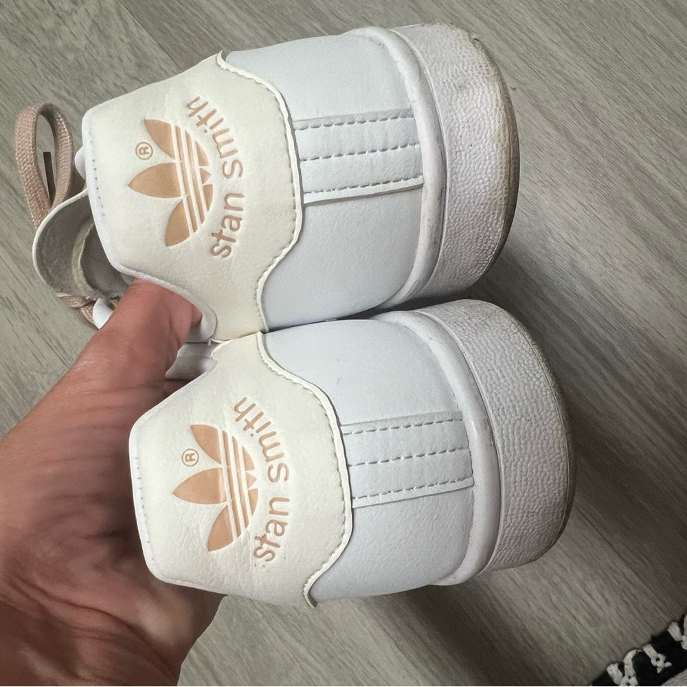 Adidas White and tan Casual Shoes - Picture 5 of 6